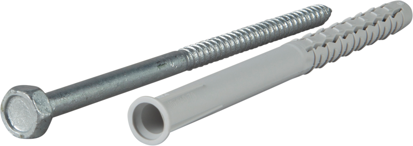 FASADPLUGG GXL 10X140 HEX FZV 30ST INKL SKRUV