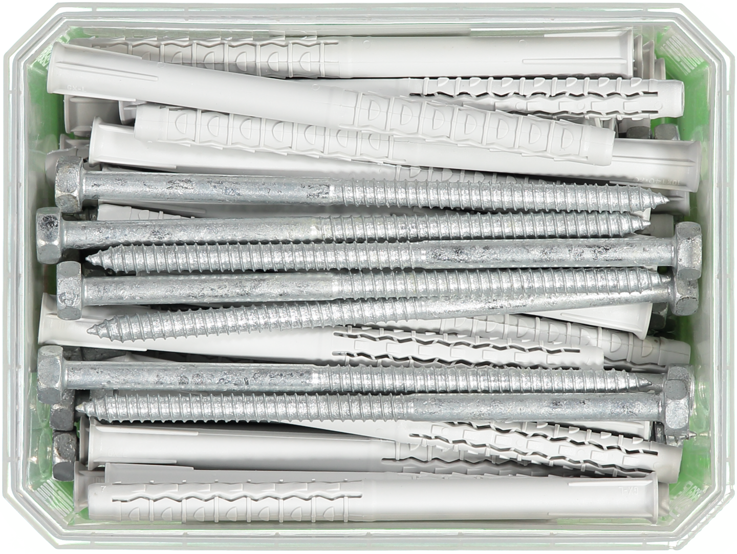 FASADPLUGG GXL 10X140 HEX FZV 30ST INKL SKRUV