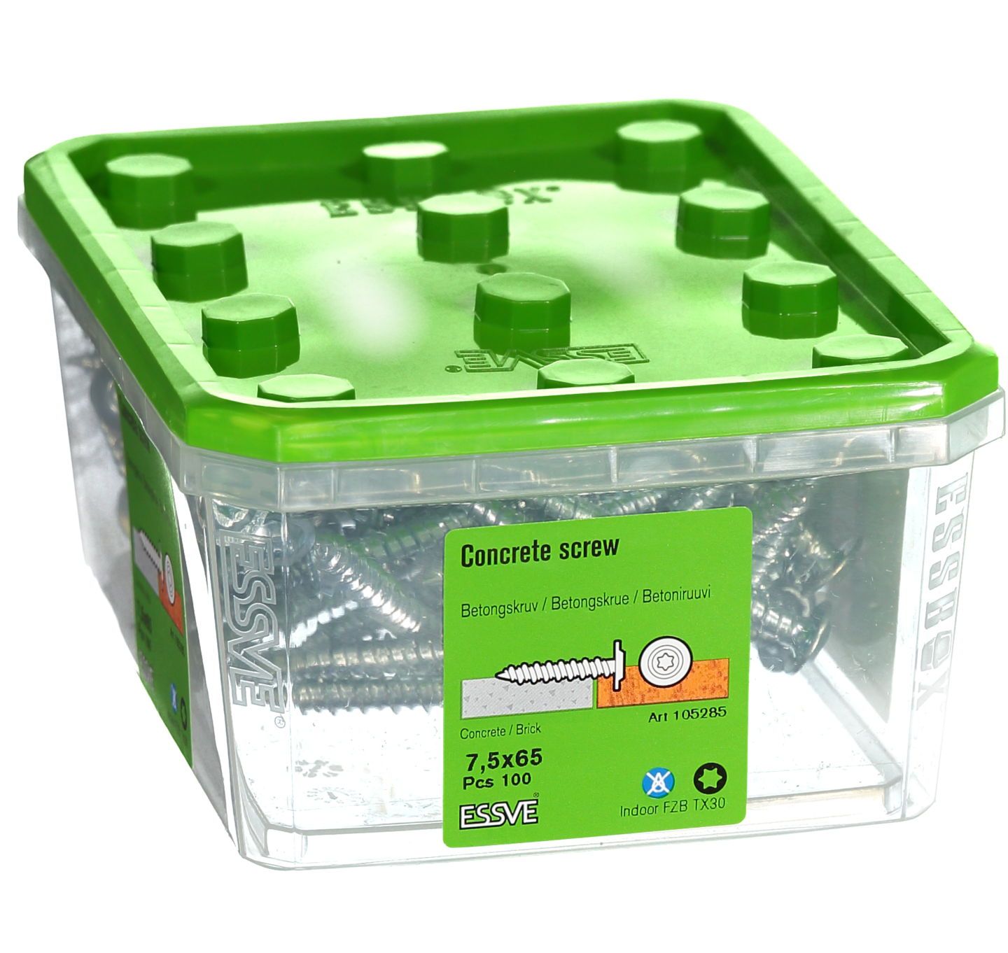 BETONGSKRUV WAF FZB 7,5X65MM 100ST