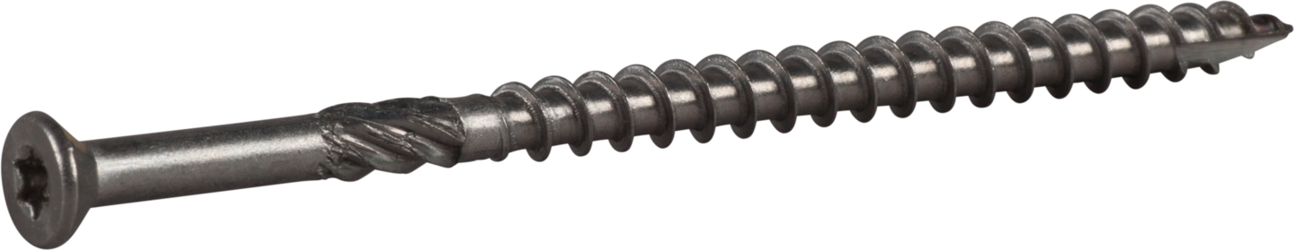 TRALLSKRUV ESSVE TX20 ROSTFRI SYRAF A4 FIBERCUT 5,0X90 100