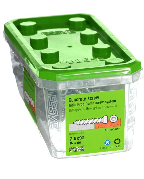 BETONGSKRUV 7,5X92 50ST INDU-PROG
