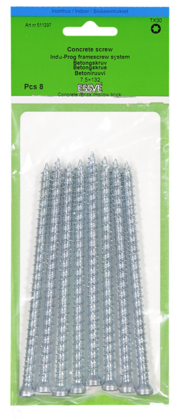 BETONGSKRUV ESSVE  INDU-P 7,5X132 8ST