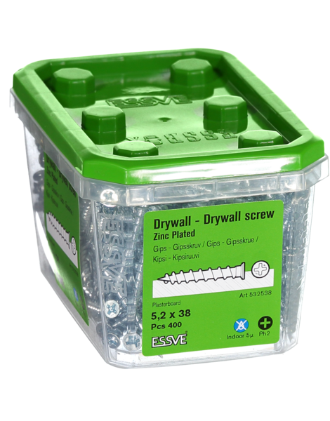 GIPSSKRUV GIPS FZB 5,2X38MM 400ST