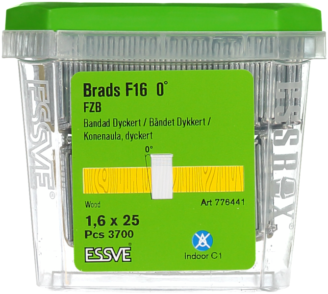 DYCKERT F16 0° 1,6X25MM 3700ST MASKINDYCKERT BLANKFÖRZINKAD