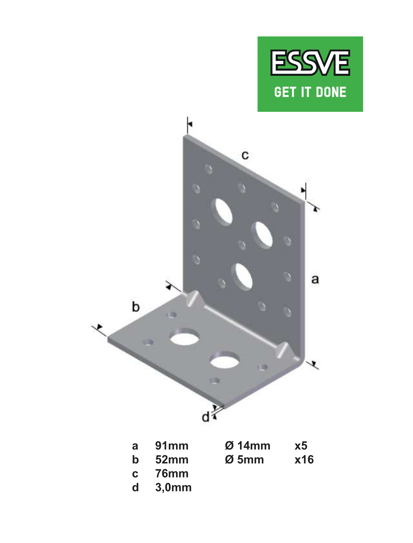 KOMBIVINKEL V13  91X52X76X3