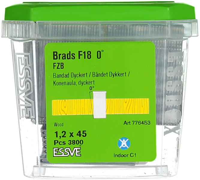 DYCKERT F18 0° 1,2X45MM 3800P MASKINDYCKERT BLANKFÖRZINKAD