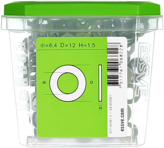 PLANBRICKA ESSVE DIN 125 FZB M6 100ST