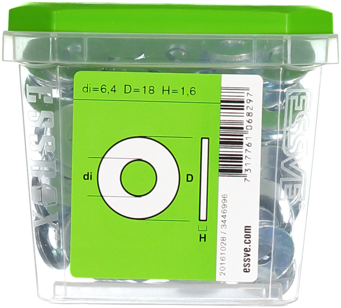 NITBRICKA ESSVE DIN 9021 FZB M6 100ST