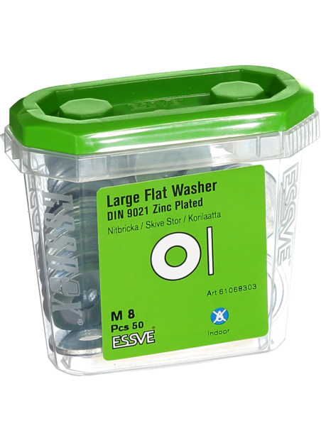 NITBRICKA ESSVE DIN 9021 FZB M8 50ST