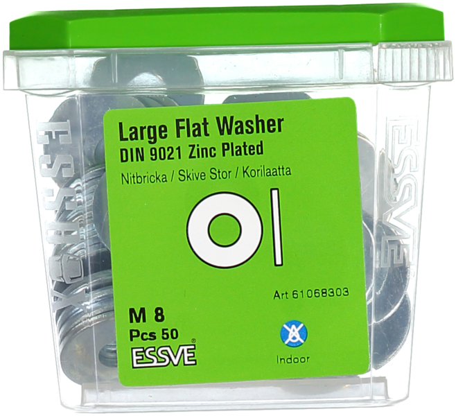 NITBRICKA ESSVE DIN 9021 FZB M8 50ST