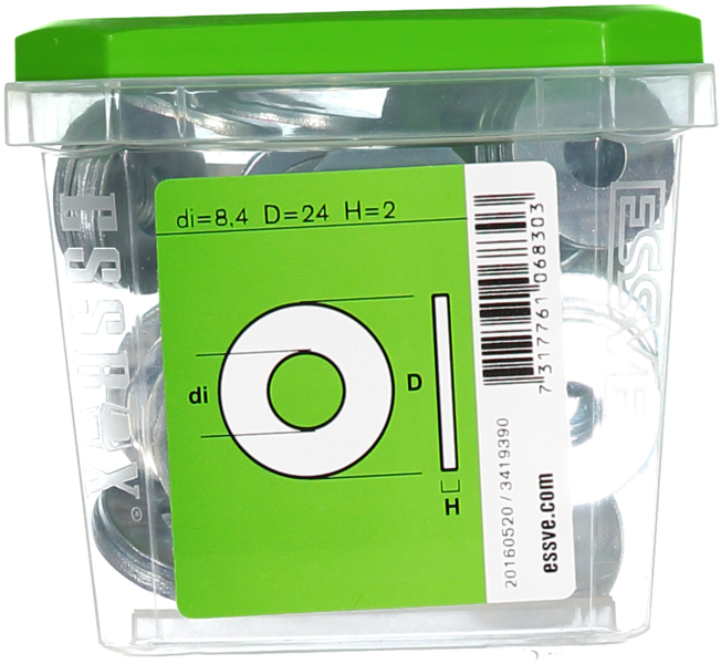 NITBRICKA ESSVE DIN 9021 FZB M8 50ST