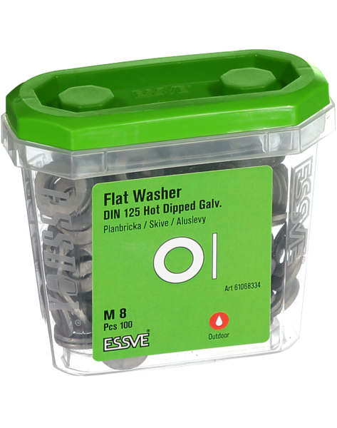 PLANBRICKA ESSVE DIN 125 FZV M8 100ST