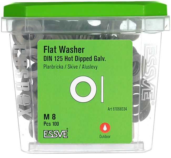 PLANBRICKA ESSVE DIN 125 FZV M8 100ST