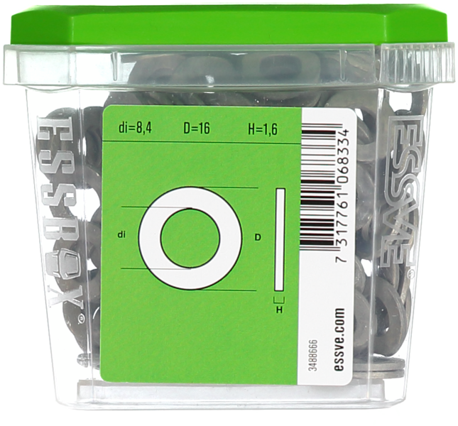 PLANBRICKA ESSVE DIN 125 FZV M8 100ST