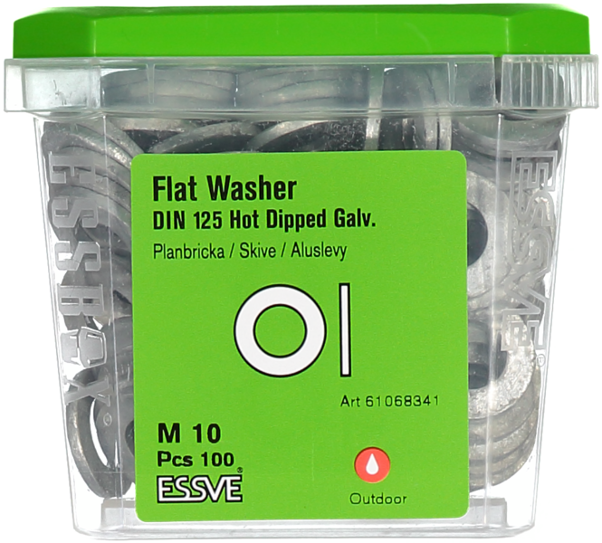 PLANBRICKA ESSVE DIN 125 FZV M10 100ST