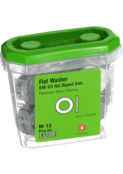 PLANBRICKA ESSVE DIN 125 FZV M12 50ST