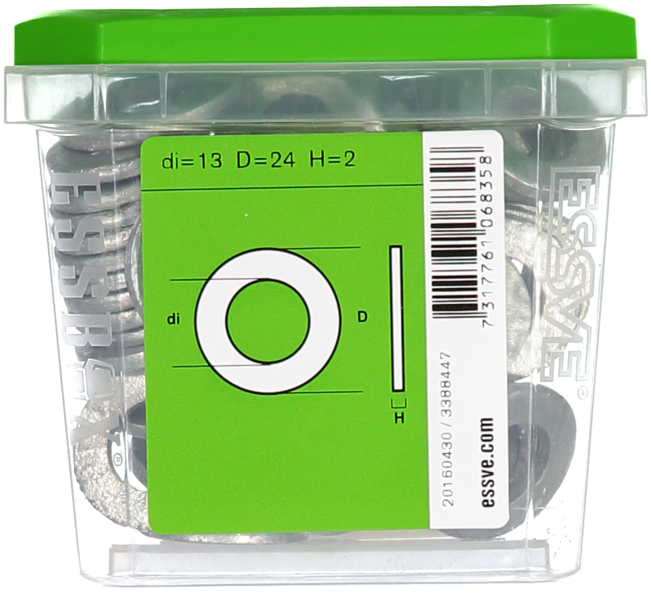 PLANBRICKA ESSVE DIN 125 FZV M12 50ST