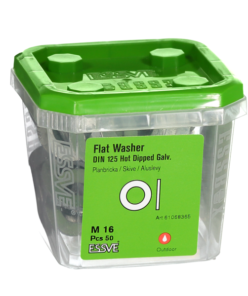 PLANBRICKA ESSVE DIN 125 FZV M16 50ST