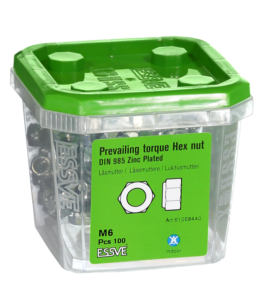 LÅSMUTTER ESSVE DIN 985 FZB M6 100ST