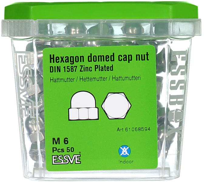 HATTMUTTER ESSVE DIN 1587 FZB M6 50ST