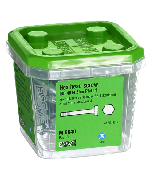 SEXKANTSKRUV D FZB M6X40 50ST