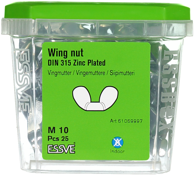 VINGMUTTER ESSVE DIN 315 FZB M10 25ST