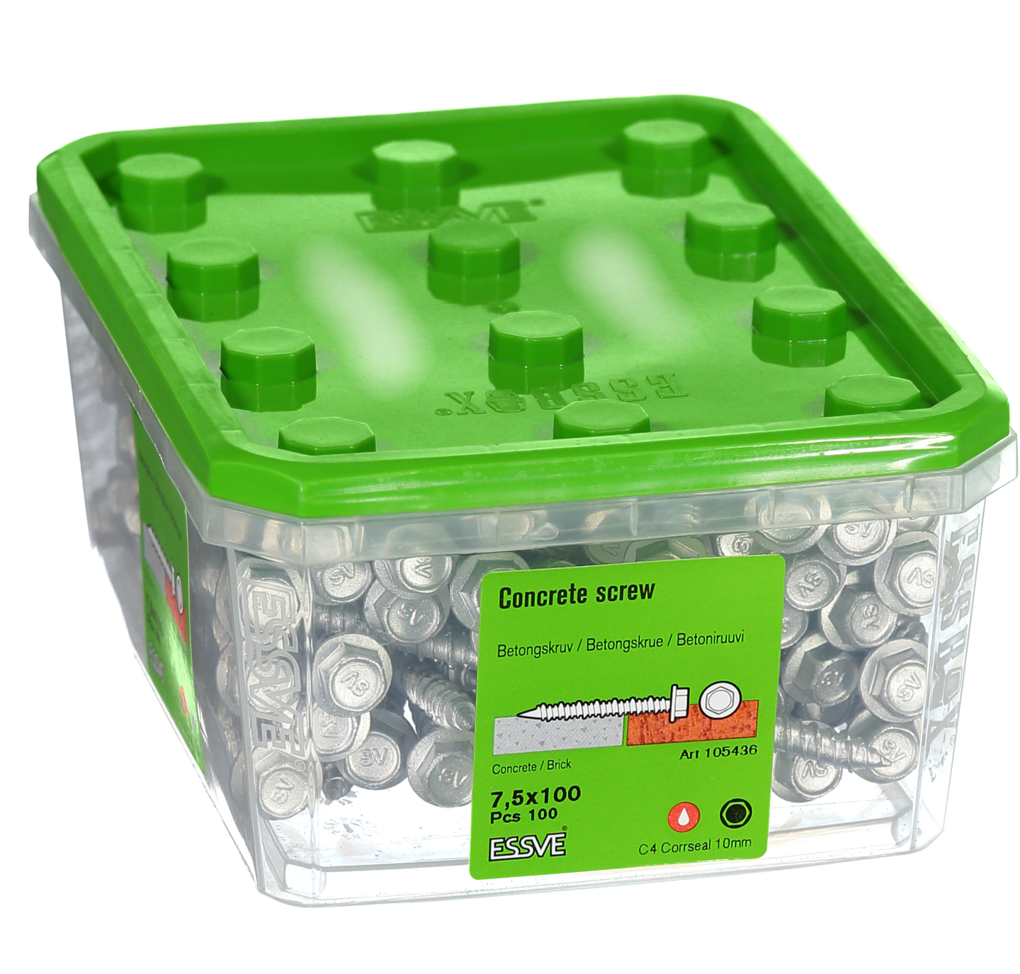 BETONGSKRUV 6K 7,5X100 100