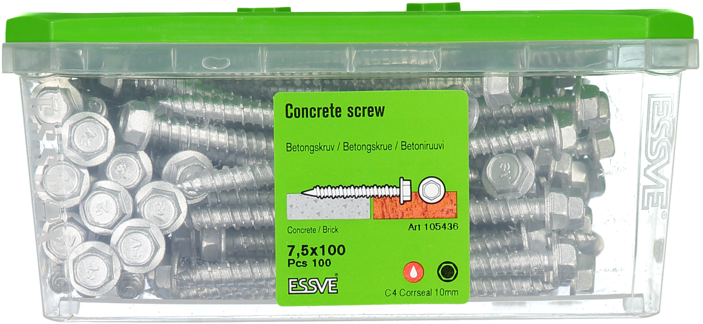 BETONGSKRUV 6K 7,5X100 100