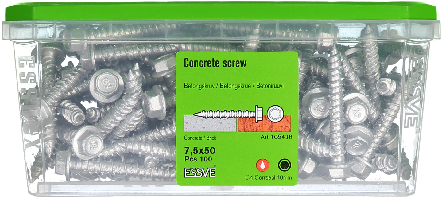 BETONGSKRUV 6K 7,5X50 100