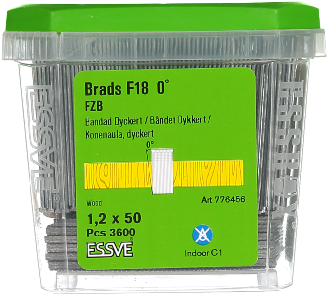 DYCKERT F18 0° 1,2X50MM 3600P MASKINDYCKERT BLANKFÖRZINKAD
