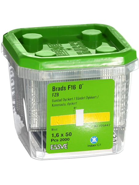 DYCKERT F16 0° 1,6X50MM 2000ST MASKINDYCKERT BLANKFÖRZINKAD