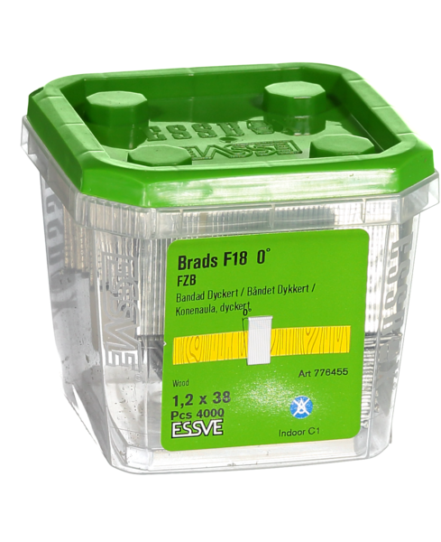 DYCKERT F18 0° 1,2X38MM 4000P MASKINDYCKERT BLANKFÖRZINKAD