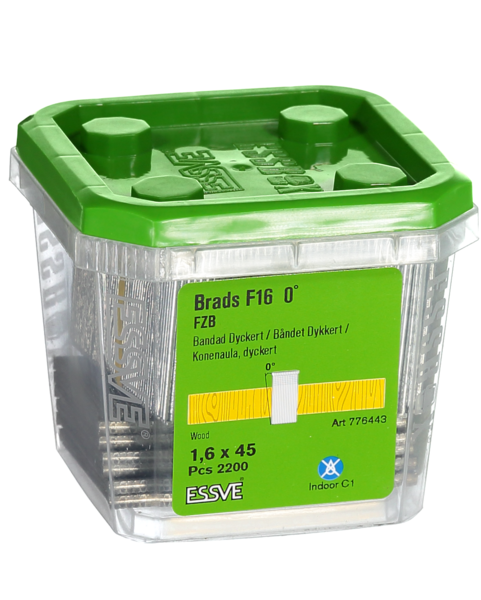 DYCKERT F16 0° 1,6X45MM 2000ST MASKINDYCKERT BLANKFÖRZINKAD