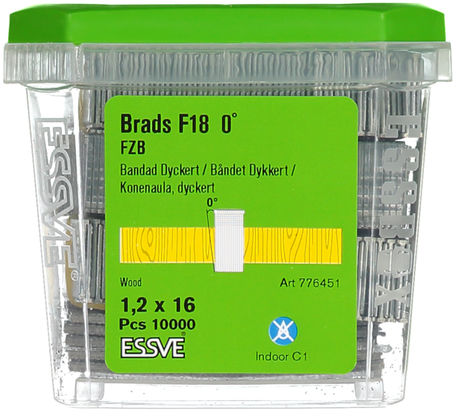 DYCKERT F18 0° 1,2X16MM 10000P MASKINDYCKERT BLANKFÖRZINKAD