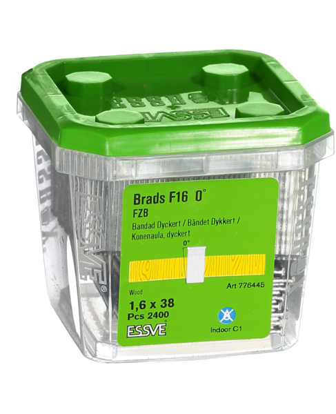 DYCKERT F16 0° 1,6X38MM 2400ST MASKINDYCKERT BLANKFÖRZINKAD
