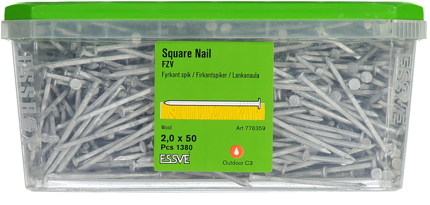 SPIK FYRKANT FZV 2,0X50 1380ST