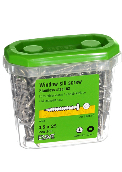 BLECKSKRUV 3,5X25 A2-200ST ROSTFRI