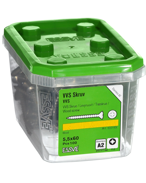 SKRUV VVS TKFX A2 5,5X60 100ST