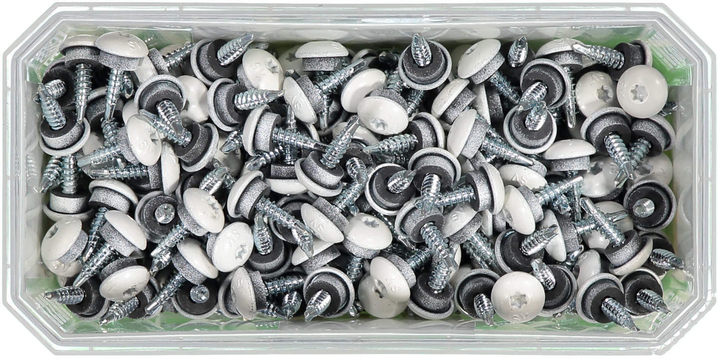 VINDSKIVESKRUV VIT 4,8X20 250 TX25 FARMARSKRUV DECOR