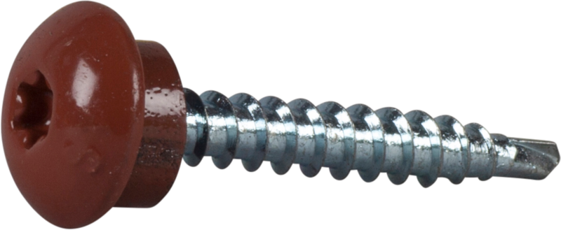 FARMARSKRUV ESSVE DECOR BS TEGELRÖD RAL 8004 TX25 FZB 4,8X35 250ST