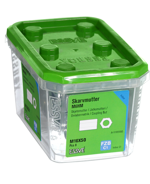 SKARVMUTTER ESSVE FZB M16X50 8ST