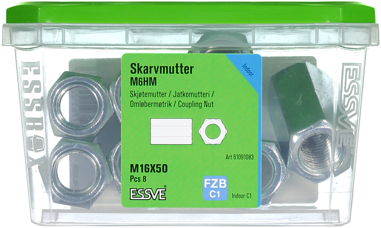 SKARVMUTTER ESSVE FZB M16X50 8ST