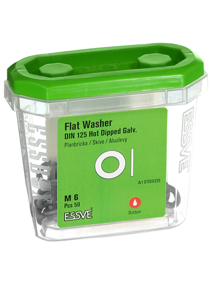 PLANBRICKA ESSVE DIN 125 FZV M6 50ST