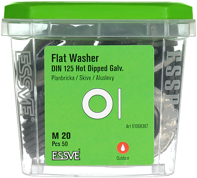 PLANBRICKA ESSVE DIN 125 FZV M20 50ST