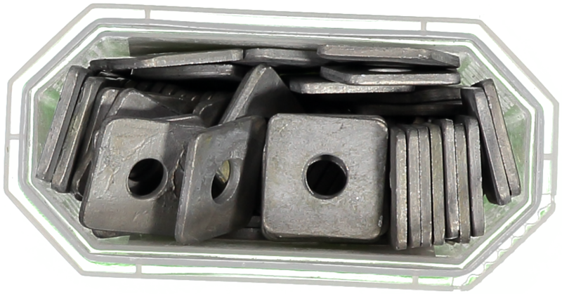 FYRKANTSBRICKA ESSVE FZV M6 100ST