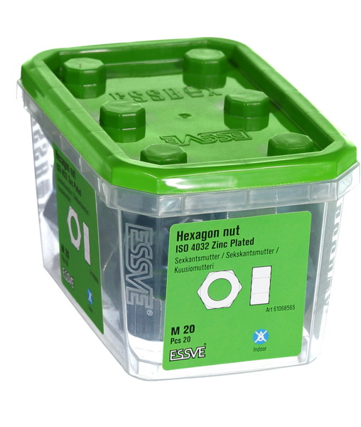 MUTTER ESSVE SEXKANT ISO 4032 FZB M20 20ST
