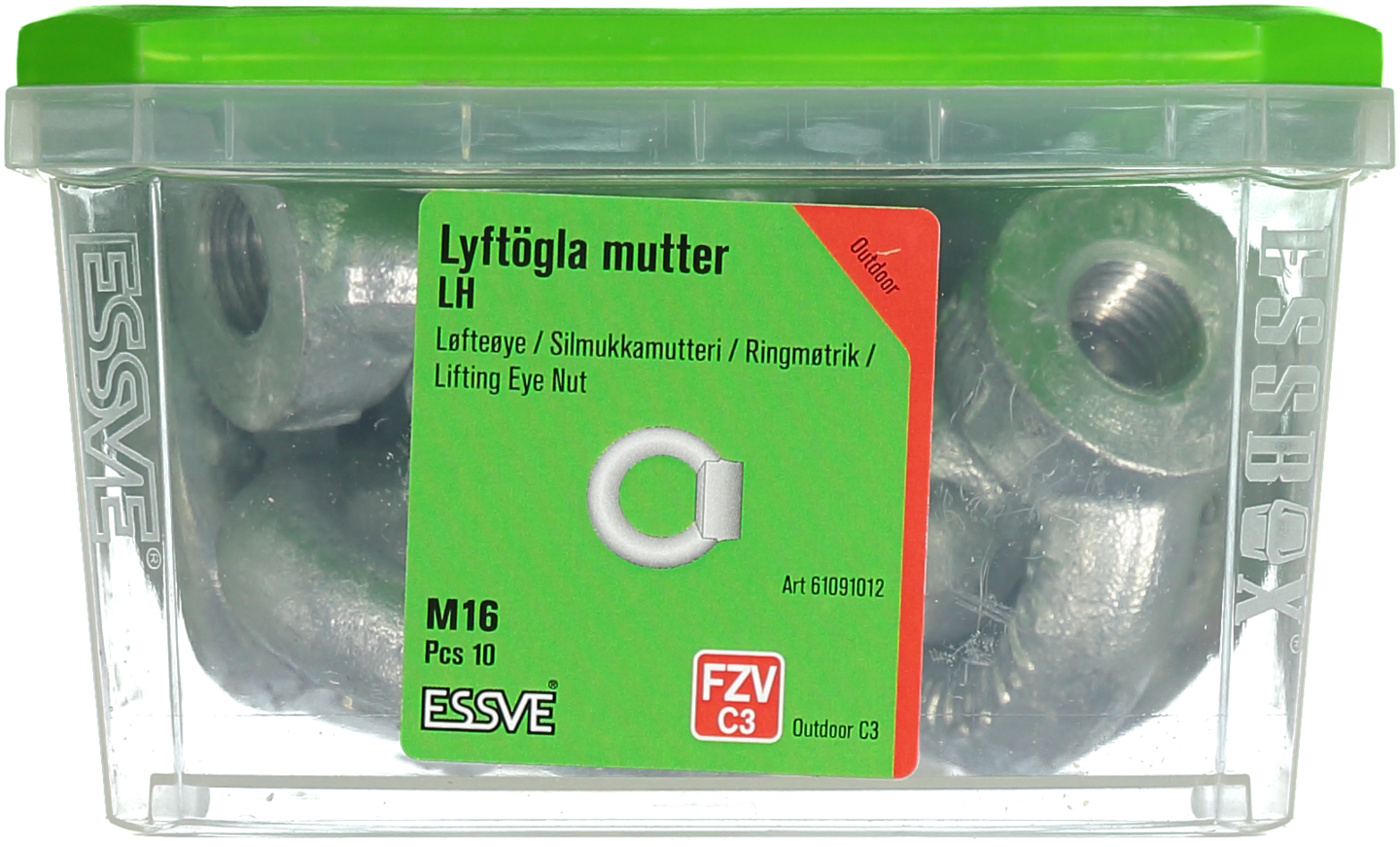 LYFTÖGLA LH FZV M16 10ST