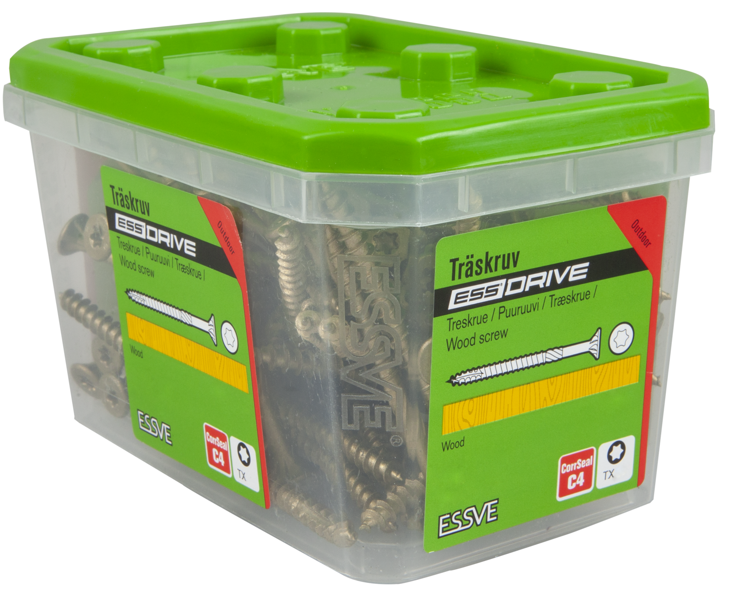 TRÄSKRUV FS UTV 5,0X90 100ST TX25 ESSDRIVE CS