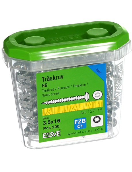 TRÄSKRUV HG KS INV 3,5X16 200 TX10
