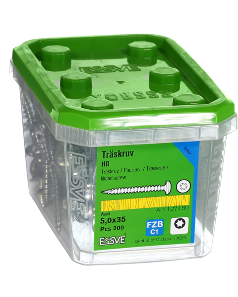 TRÄSKRUV HG KS INV 5,0X35 200 TX25
